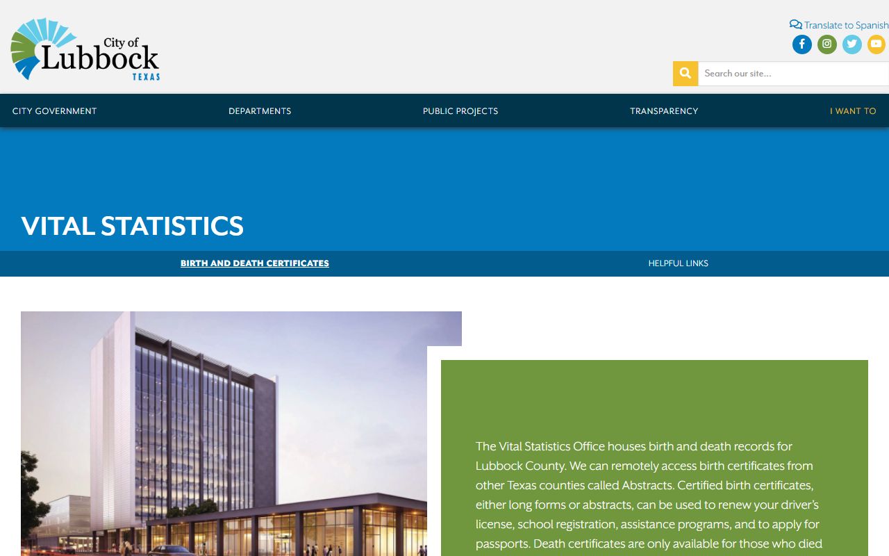 Lubbock obituary death records Lubbock County