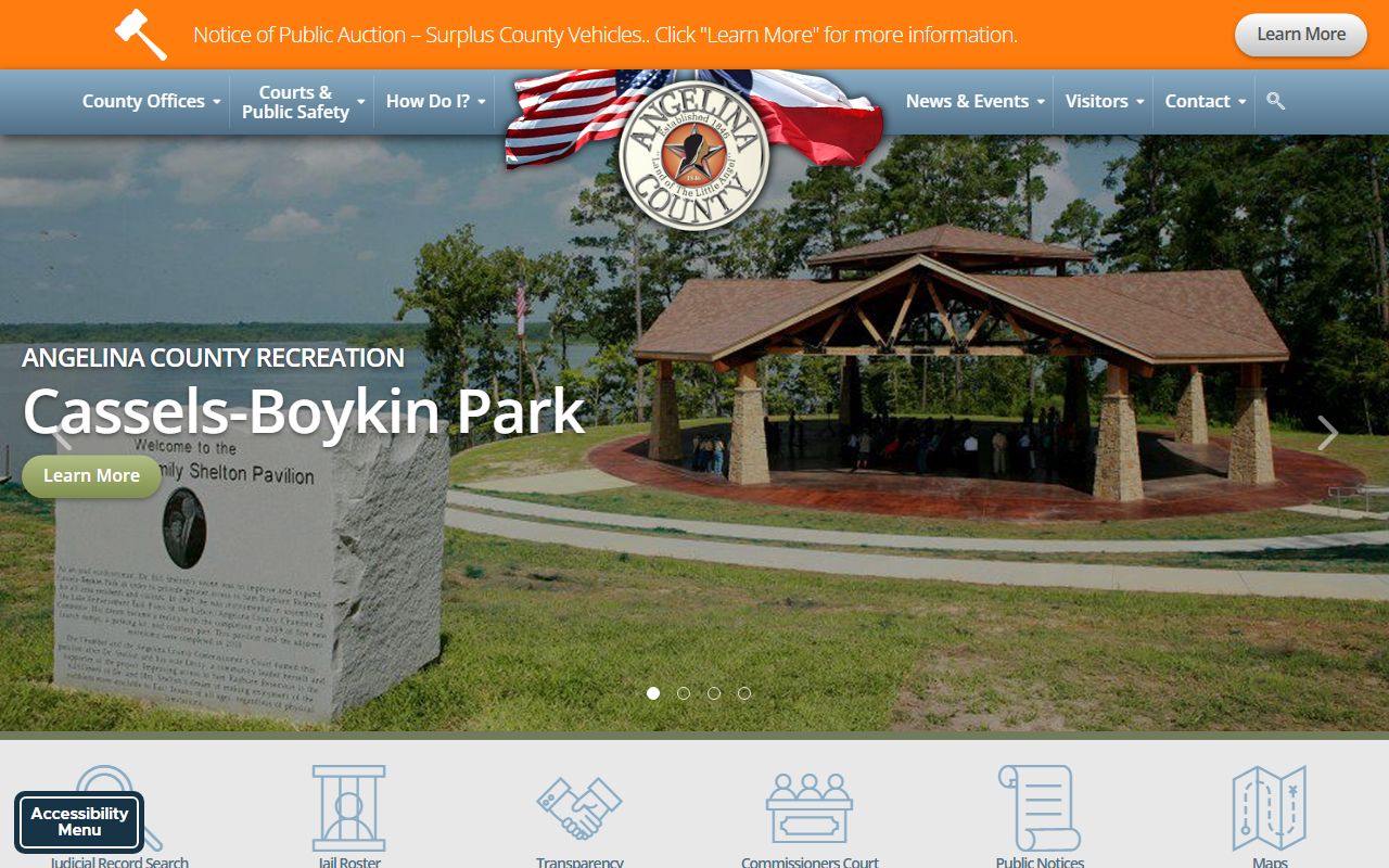 Angelina County obituary death records clerk office