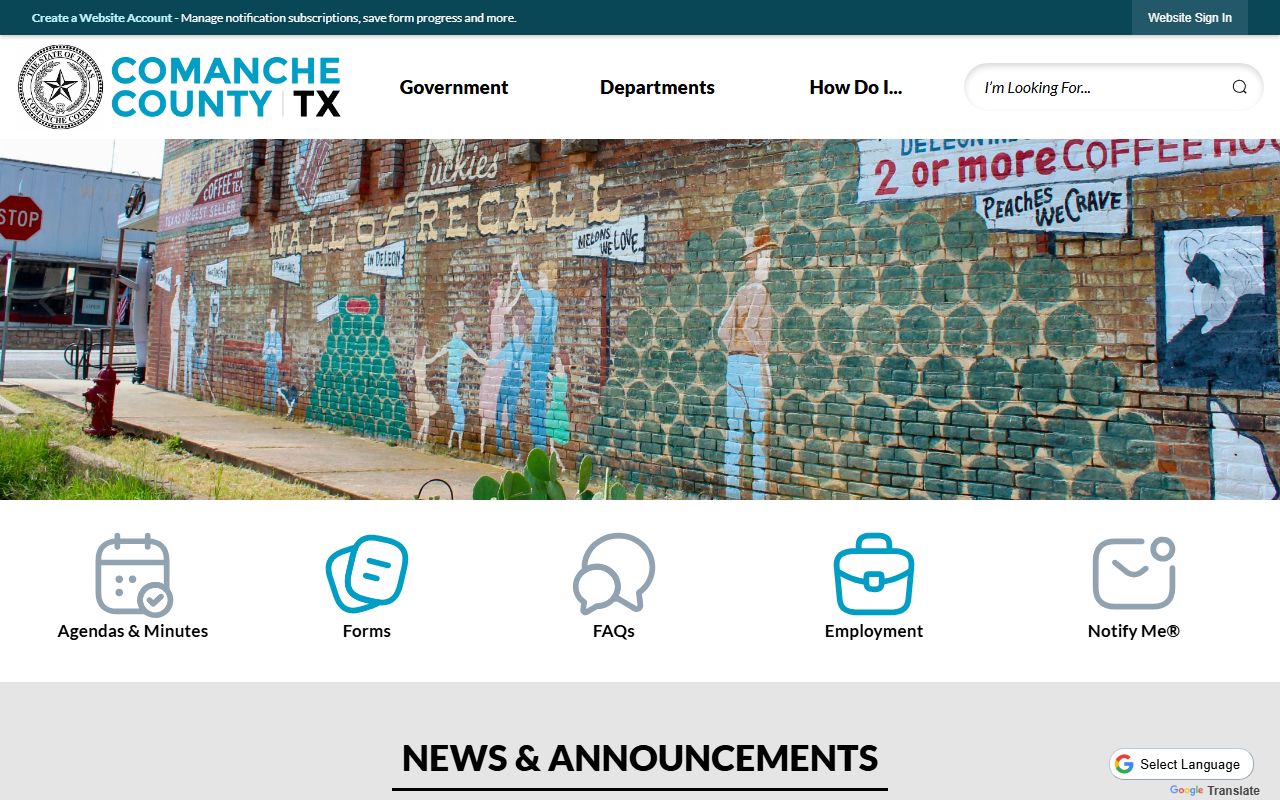 Comanche County obituary death records clerk office