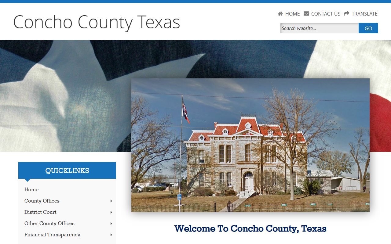 Concho County obituary death records clerk office