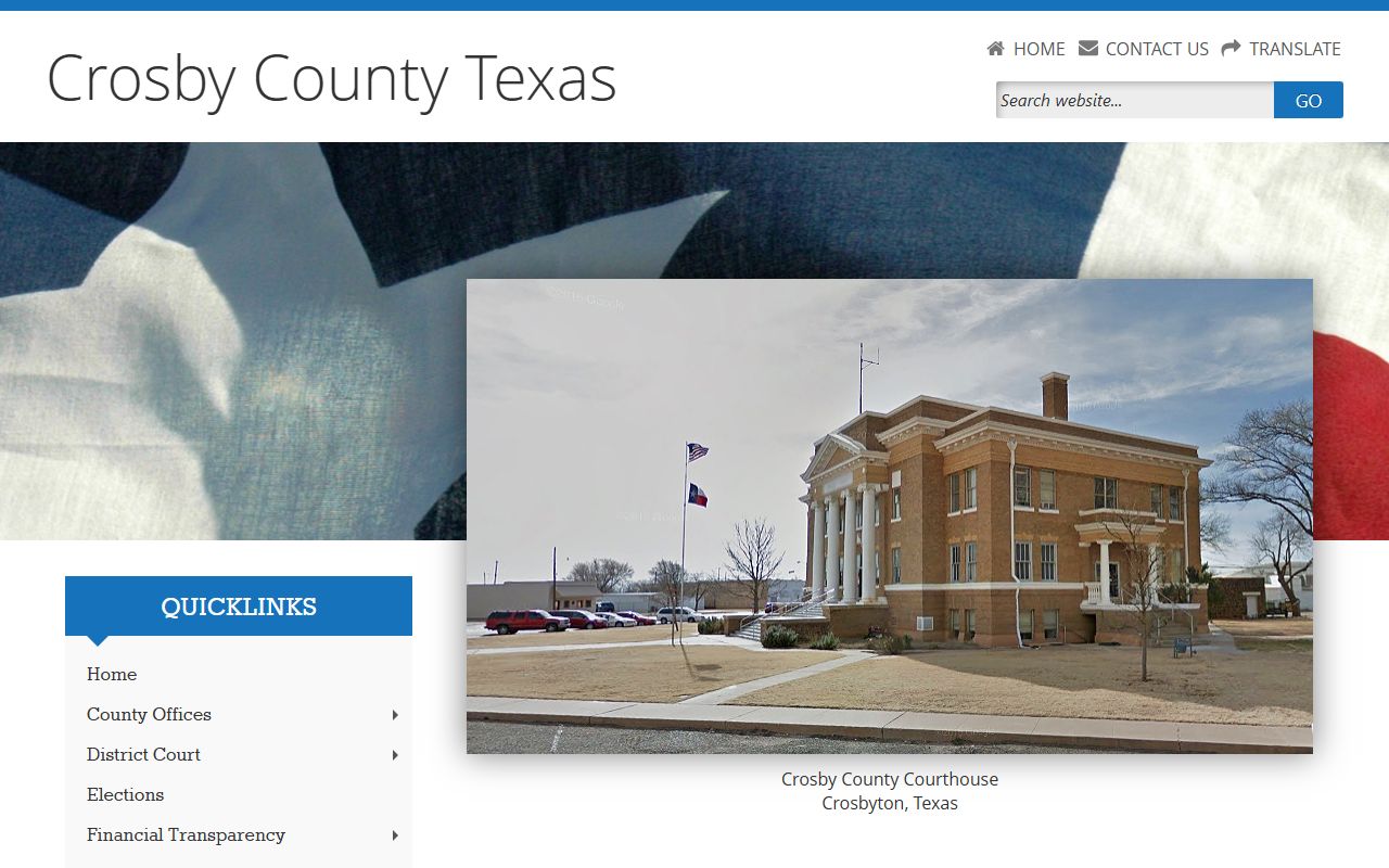 Crosby County obituary death records clerk office