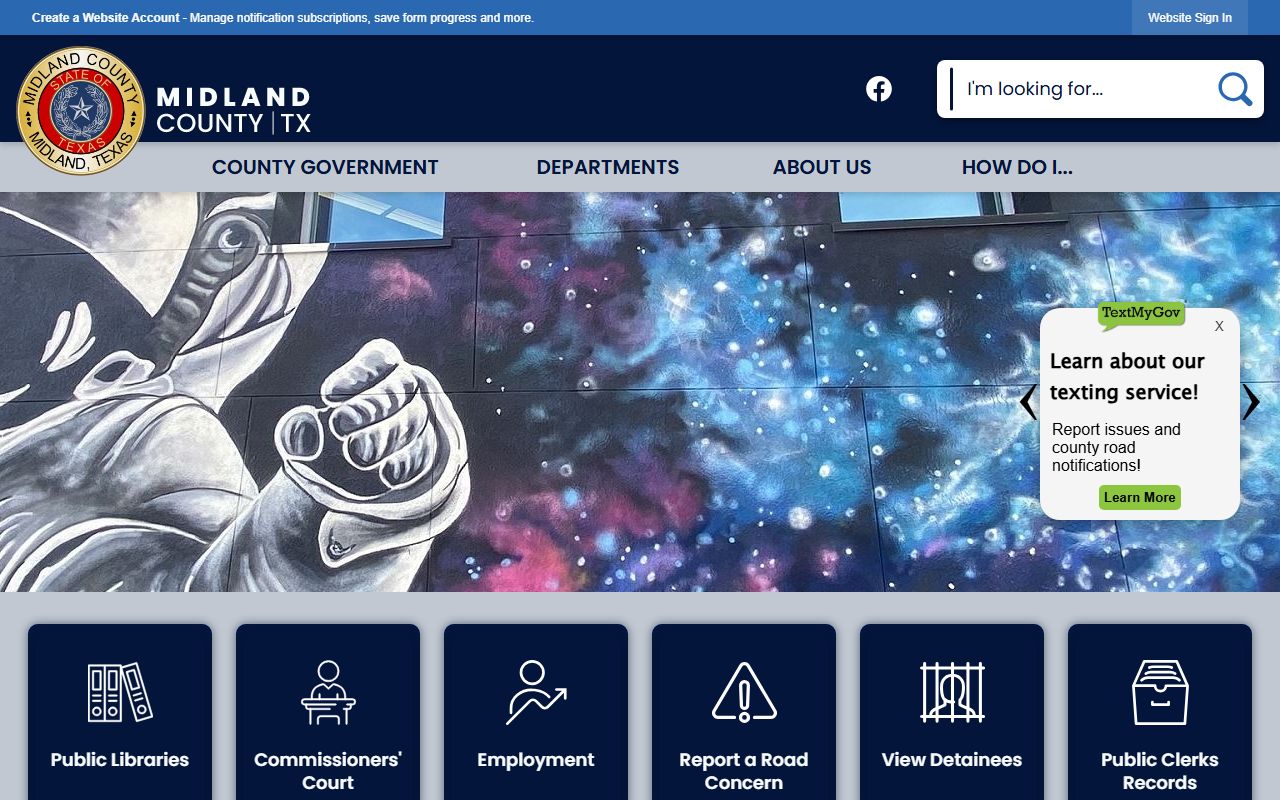 Midland County obituary death records clerk office