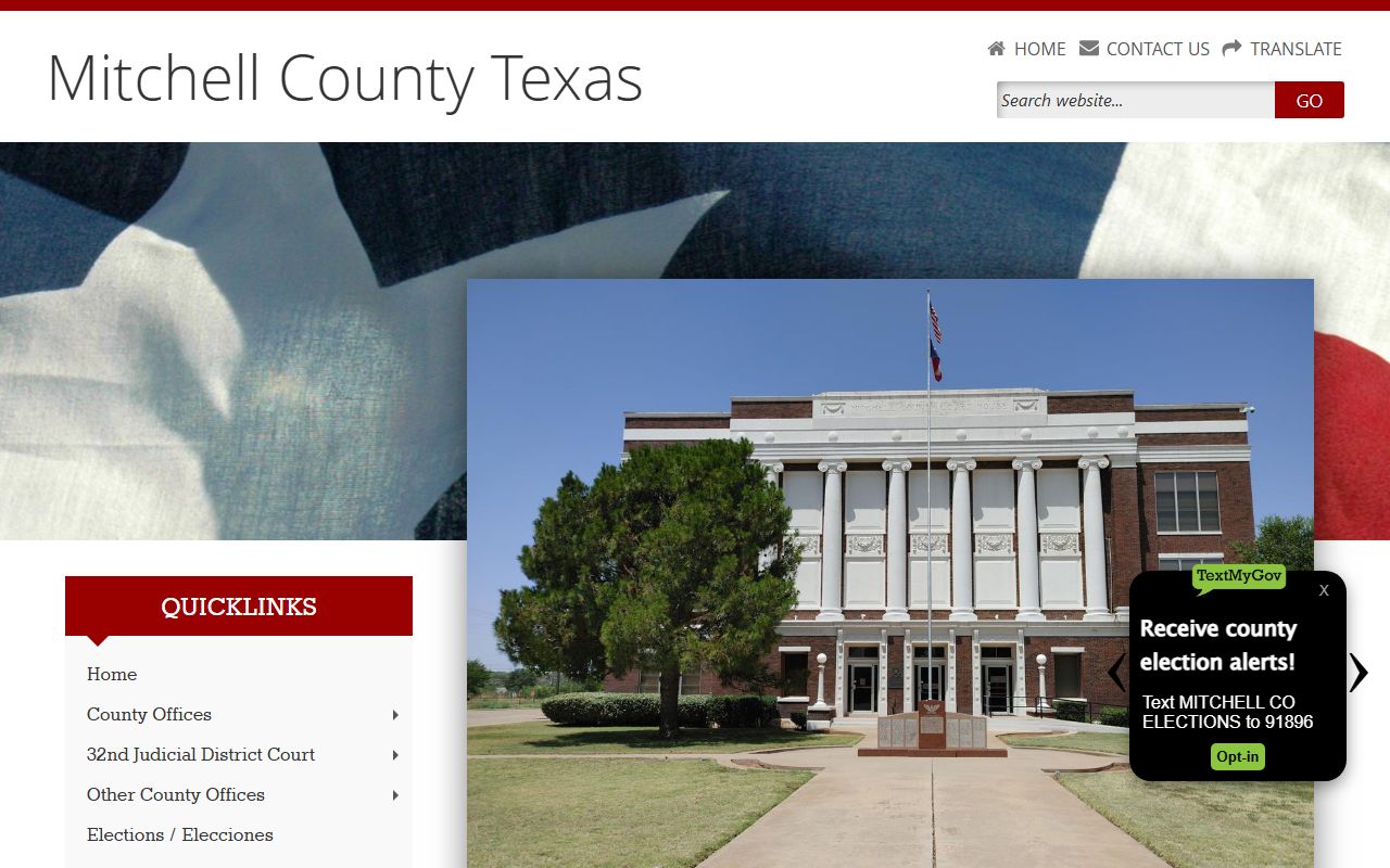 Mitchell County obituary death records clerk office