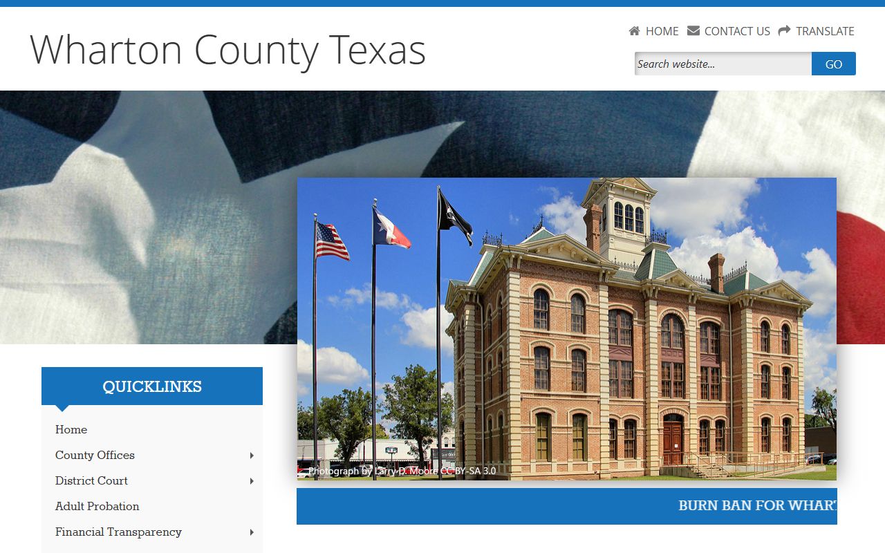 Wharton County obituary death records clerk office