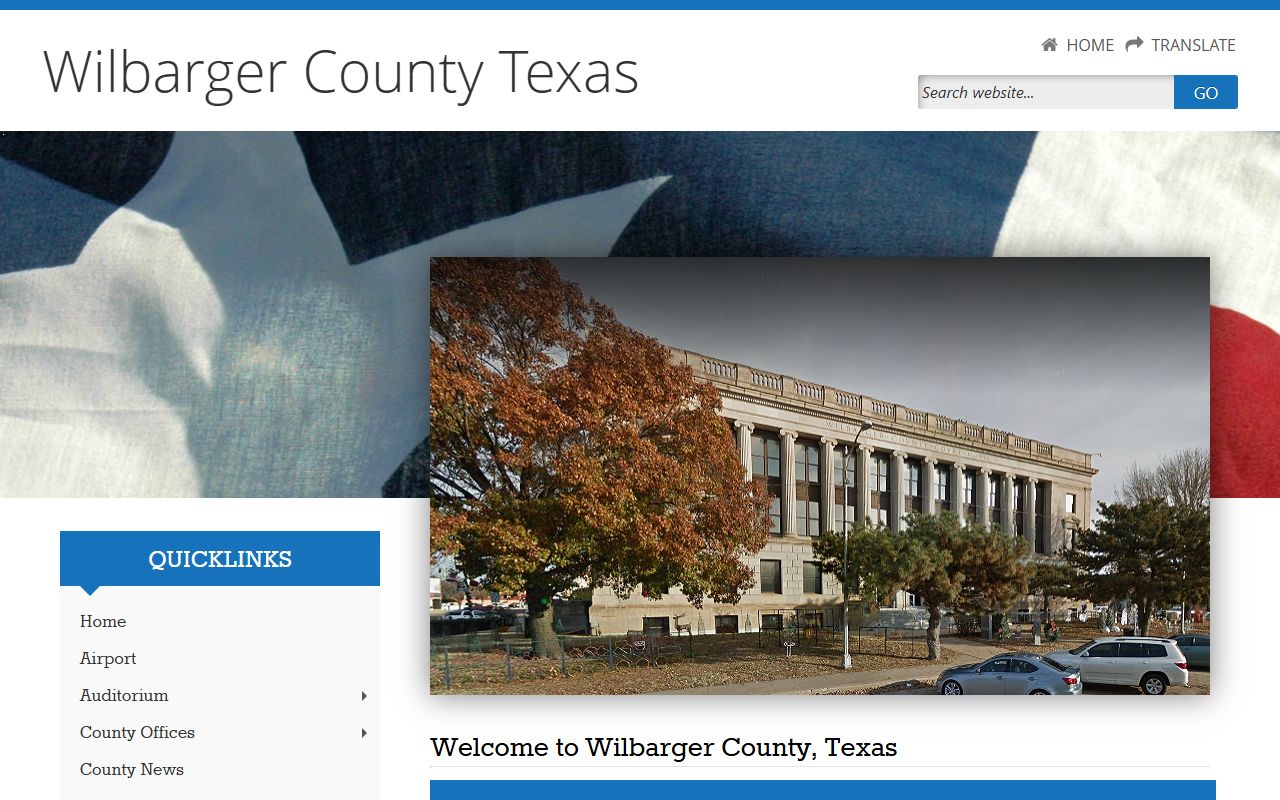 Wilbarger County obituary death records clerk office