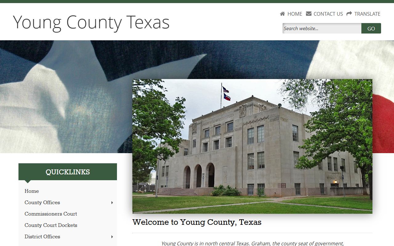 Young County obituary death records clerk office